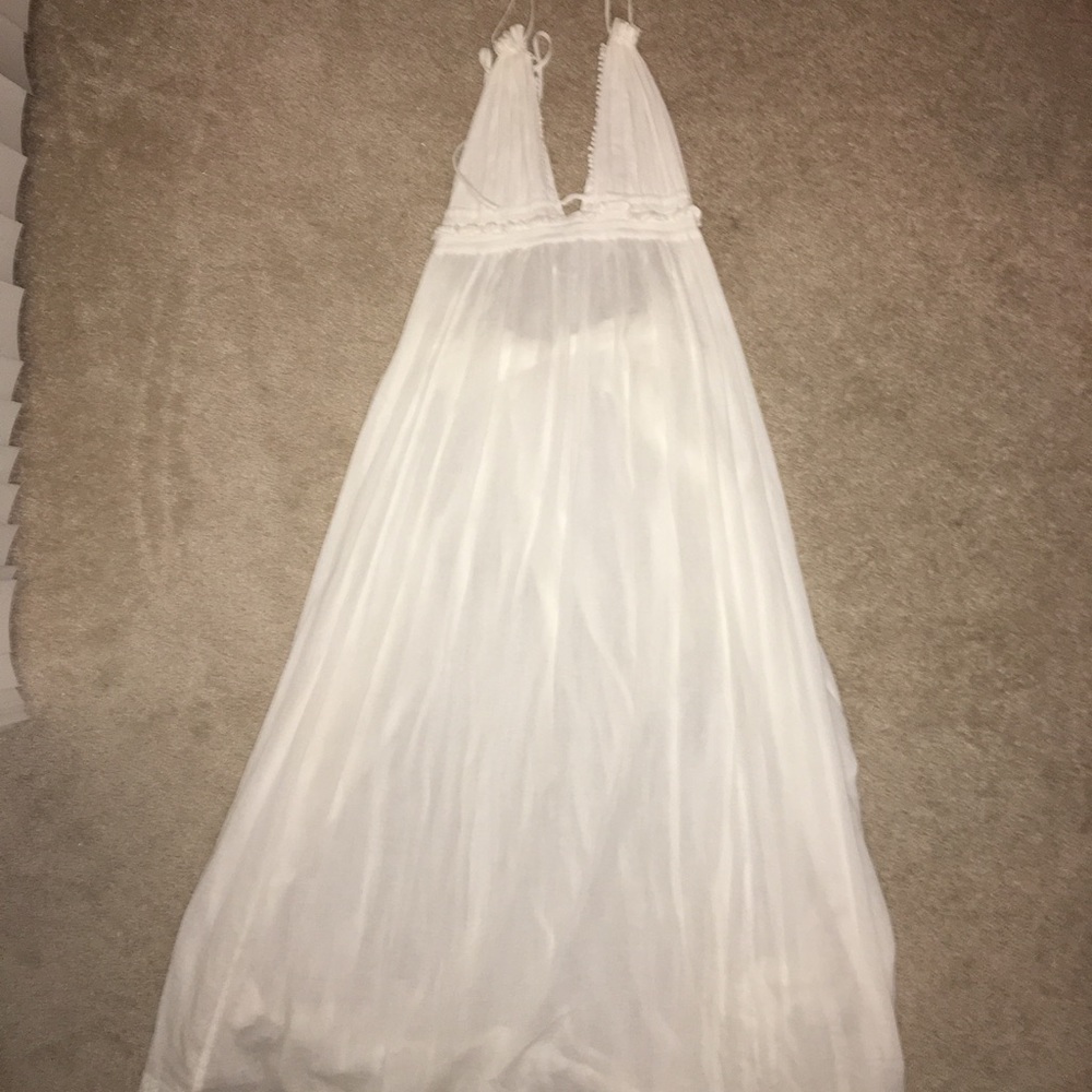 Victoria’s Secret White Dress Bathing Suit Coverup